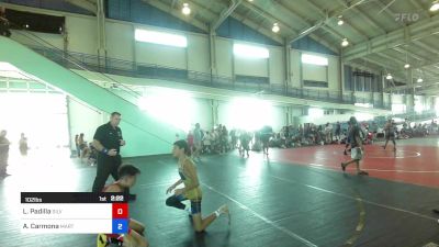 102 lbs Rr Rnd 4 - Logan Padilla, Silverback WC vs Adrian Carmona, Martinez Grapplers