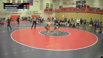 165 lbs 3rd Place Match - Grayson Fabrycki, West Linn vs Bryce Rowland, Auburn