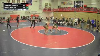 165 lbs 3rd Place Match - Grayson Fabrycki, West Linn vs Bryce Rowland, Auburn