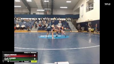 157 lbs Finals (2 Team) - Brian Bienus, Ithaca vs Clay Gainer, Messiah