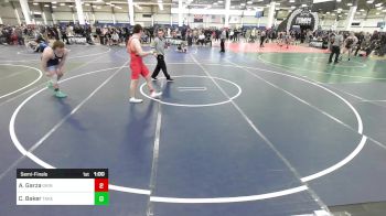 215 lbs Semifinal - Abel Garza, Grindhouse WC vs Chase Baker, Takedown Express