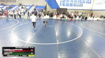 44-46 lbs Round 2 - Gabriella Gappmaier, Victory Wrestling vs Aiden Eav, Westlake