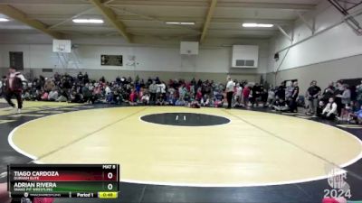 89 lbs Cons. Round 1 - Tiago Cardoza, Durham Elite vs Adrian Rivera, Snake Pit Wrestling