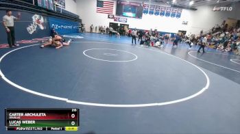 215 lbs Cons. Round 2 - Carter Archuleta, Douglas vs Lucas Weber, Alliance