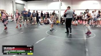 84 lbs Round 2 (6 Team) - Caden Cowboy Cooperman, Buxton vs Nik Schaller, Quaker Nation