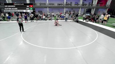 JR BOYS HARD LUCK - 163.8-164.4 Champ. Round 1 - Leo Ashurov, Spartan Mat Club vs Clayten Jacobs, South Sip Wrestling Club