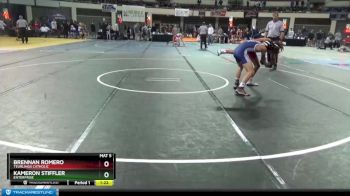 120 Elite Varsity Quarterfinal - Brennan Romero, Teurlings Catholic vs Kameron Stiffler, Enterprise