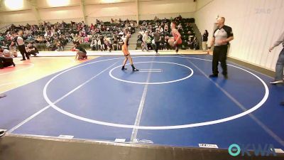 80-84 lbs Rr Rnd 2 - Wyatt Lundberg, Stilwell vs Crash Denny, Roland Youth League Wrestling