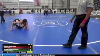 106 lbs Cons. Round 1 - Jonathan French, Thomas Jefferson vs Aiden Sanders, South Lakes