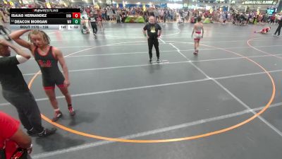 138 lbs Cons. Round 6 - Isaias Hernandez, Unattached vs Deacon Morgan, Wrestling University