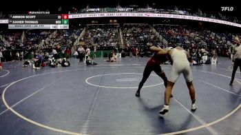 3A 144 lbs Champ. Round 1 - Xavier Thomas, West Iredell High School vs Ammon Scott, South Point High School
