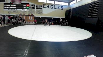 144 lbs Round Of 32 - Xavier Cuevas, Pomperaug/Watwn/Naug vs Nathan Rivera, New Britain