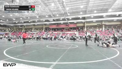 90 lbs 1st Place Match - Kevin Rodriguez, Sutherland vs Shion Holmes, STL Warrior