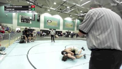 120 lbs Cons. Semi - Jason Lin, La Costa Canyon vs Zephyr Aubuchon, Carlsbad