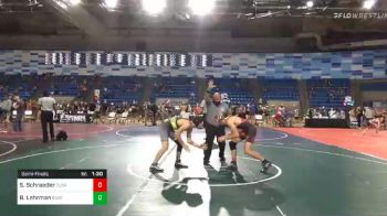 144 lbs Semifinal - Samual Schraeder, Colorado vs Brandon Lehrman, SWAT