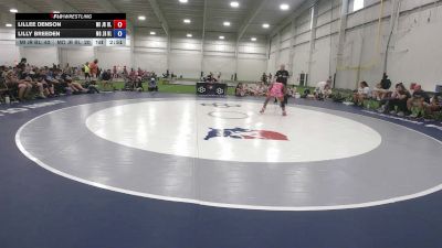 100 lbs Lillee Denson, Michigan Blue vs Lilly Breeden, Missouri Blue