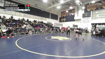113 lbs Cons. Round 5 - Alexander Butler, Villa Park vs Joshua Velasquez, Heritage