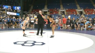 135 lbs Cons. Sub-rd Of 32 - Mahlone Rutherford, North Dakota vs Charlotte Osborn, Utah