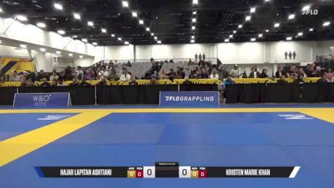 Kristen Marie Khan vs Hajar Lapitan Ashtiani 2025 World IBJJF Jiu-Jitsu No-Gi Championship