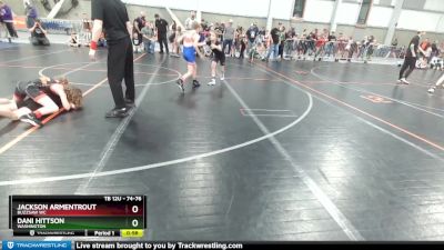 74-76 lbs Round 3 - Jackson Armentrout, Buzzsaw WC vs Dani Hittson, Washington