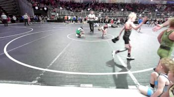 58 lbs Semifinal - Barrett Homer, Mustang Bronco Wrestling Club vs Jameson Haney, Young Viking Warriors