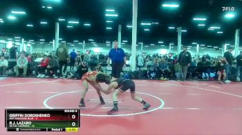 68 lbs Round 6 (10 Team) - Griffin Doroshenko, Mat Assassins Blue vs R.J. Lazaro, So Cal Hammers