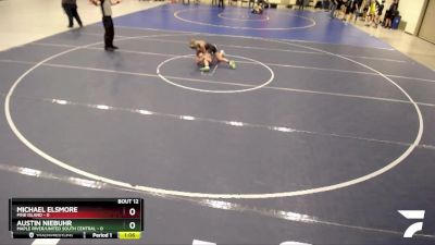 85 lbs Finals (8 Team) - Austin Niebuhr, Maple River/United South Central vs Michael Elsmore, Pine Island