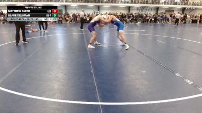 Elite 165 lbs Cons. Round 3 - Matthew Smith, Loras vs Blake Delsman, Wisconsin-Platteville