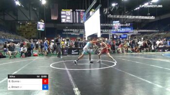 88 lbs Cons 16 #2 - Benjamin Dunne, Illinois vs Jakob Brown, Virginia