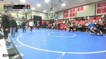 144 lbs Consi Of 4 - Jacob Lissau, Bishop Kelley vs Lael Sigala, Bookert T Washington