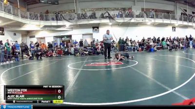 70 lbs Champ. Round 2 - Alec Blair, New Castle Youth Wrestling Club vs Weston Fox, Rise Eilte Club