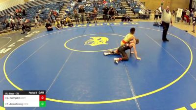 12U Boys - 78 lbs Cons. Round 4 - Brody Kempen, B.A.M. Training Center vs Eli Armstrong, East Idaho Elite Wrestling Club