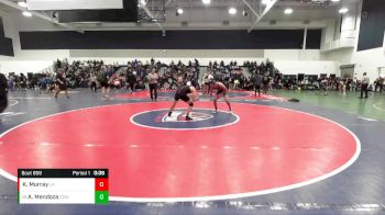 132 lbs Cons. Round 3 - Aleksander Mendoza, Corona Del Mar vs Kennan Murray, Los Alamitos