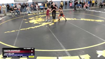 67 lbs Rr2 - Hunter Rodriguez, Interior Grappling Academy vs Liam Keller, Bethel Freestyle Wrestling Club