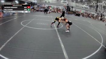 44 lbs Round 2 (6 Team) - Milo Evans, CTWHALE ORCA vs Jackson Merkert, Mat Assassins