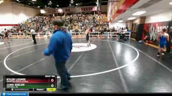 126 lbs Semifinal - Cord Edeler, Greybull MS vs Kyler Loomis, Riverton Middle School