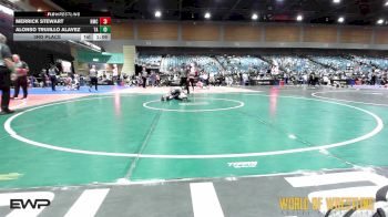 130 lbs 3rd Place - Merrick Stewart, Hillsboro Mat Club vs Alonso Trujillo Alavez, Team Aggression