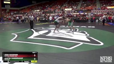 4A 215 lbs Champ. Round 1 - Josh Goodwin, Lacygne-Prairie View vs Austin Vanderhoof, Mulvane