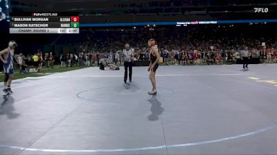 D3-113 lbs Champ. Round 1 - Mason Katschor, Dundee vs Sullivan Morgan, Allegan