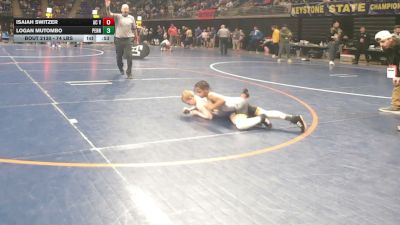 74 lbs Round Of 32 - Isaiah Switzer, AC Valley vs Logan Mutombo, Penn Hills