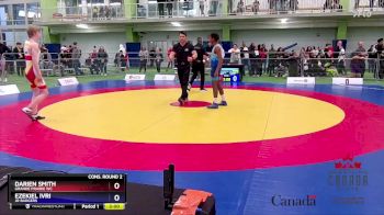 51kg Cons. Round 2 - Darien Smith, Grande Prairie WC vs Ezekiel Ivri, Jr Badgers