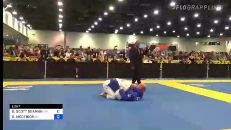 BENJAMIN SCOTT SEAMAN vs RODRIGO MEDEIROS 2022 World Master IBJJF Jiu-Jitsu Championship