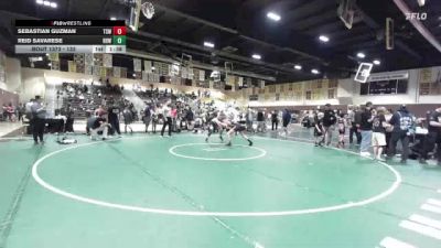 132 lbs 3rd Place Match - Sebastian Guzman, Team SoCal WC vs Reid Savarese, Rancho Bernardo WC