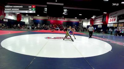 144 lbs Cons. Round 2 - Robert Moreno, Rowland vs Timmithy Rodriguez, La Habra