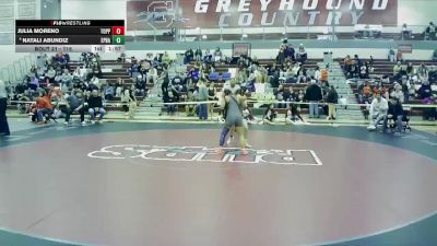 115 lbs Champ. Round 1 - Julia Moreno, Toppenish (Girls) vs Natali Abundiz, Ephrata (Girls)