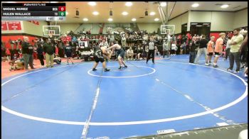 285 lbs Consi Of 16 #2 - Miguel Nunez, McAlester vs Hulen Wallace, Tulsa Hale