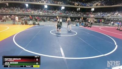 6A 165 lbs Semifinal - Jack Ringger, Prosper vs Matteo Nikolov, Katy Tompkins