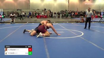 285 lbs C Of 16 #2 - Keaton Kluever, Minnesota vs Riley Smith, Navy