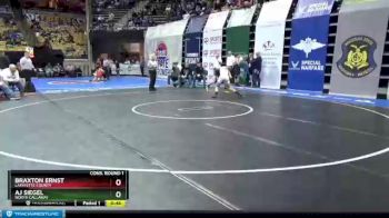 132 lbs Cons. Round 1 - Braxton Ernst, Lafayette County vs AJ Siegel, North Callaway