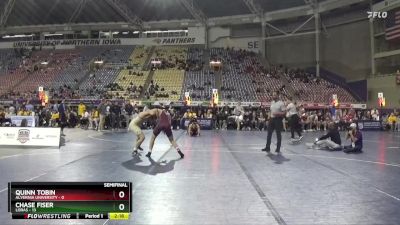 149 lbs Semis (4 Team) - Quinn Tobin, Alvernia University vs Chase Fiser, Loras